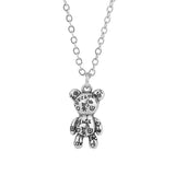 925 Silver Thai Silver Bear Necklace
