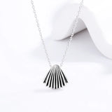 925 Silver Thai Silver Shell Clavicle Chain INS Necklace Women Party Gift