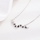 Vintage Thai silver Drop Glaze Snake Necklace For Women