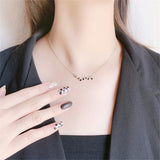 Vintage Thai silver Drop Glaze Snake Necklace For Women