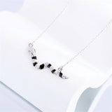 Vintage Thai silver Drop Glaze Snake Necklace For Women