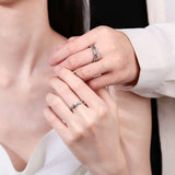 Romantic 925 Sterling Silver Fresh Creative Branch Bird Ring