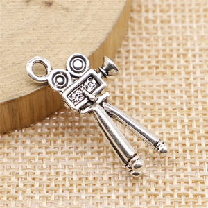 10pcs Film Projector Charms Antique Silver Jewelry Making Pendant DIY Findings