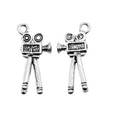 10pcs Film Projector Charms Antique Silver Jewelry Making Pendant DIY Findings