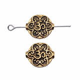 10pcs Antique Om Small Hole Beads For Jewelry Making DIY Findings