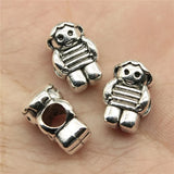 10pcs Little Boy European Beads 2 Colors For Jewelry Making