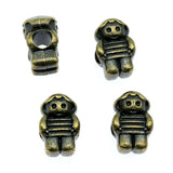 10pcs Little Boy European Beads 2 Colors For Jewelry Making