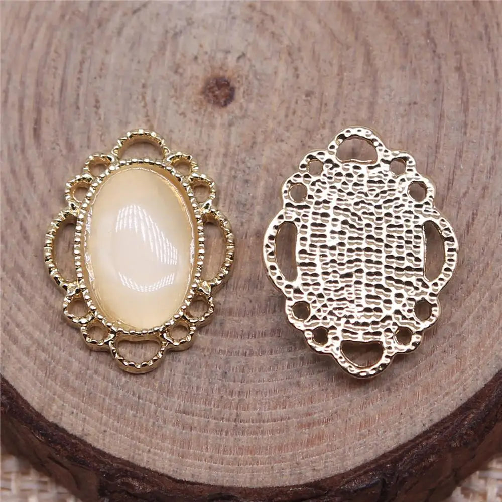 10pcs Geometric Charms 18x14mm for DIY Jewelry Making