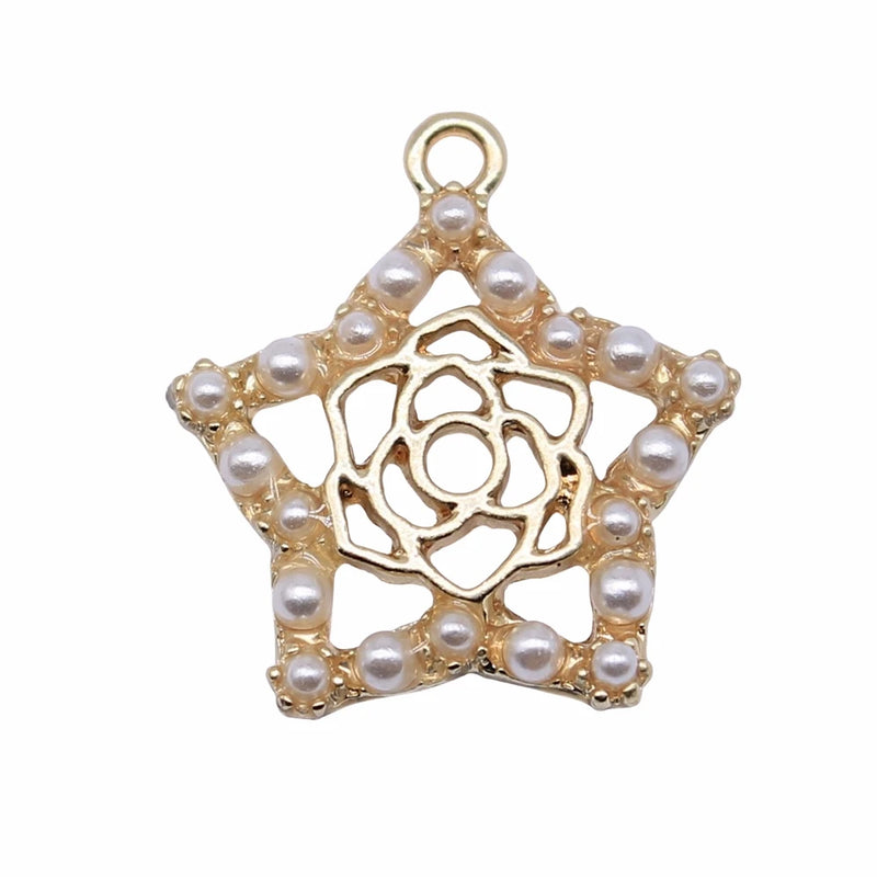 10pcs 20x18mm Star Charms for DIY Jewelry Making