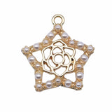 10pcs 20x18mm Star Charms for DIY Jewelry Making