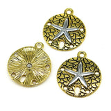 10pcs 20x22mm Starfish Charms Pendant DIY Jewelry Findings