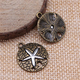 10pcs 20x22mm Starfish Charms Pendant DIY Jewelry Findings
