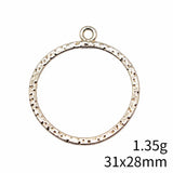 10pcs 31x28mm KC Circle Charms Pendant for DIY Jewelry Making