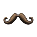 10pcs Antique Bronze Beard Charms for Jewelry Making