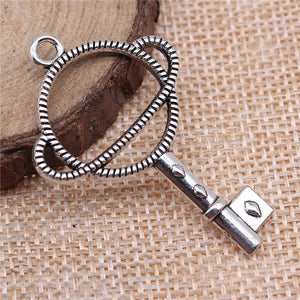 10pcs Metal Frame Charms 46x29mm Antique Silver/Bronze DIY Jewelry