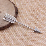 10pcs Arrow Charms 64x11mm DIY Jewelry Findings Antique Silver Bronze