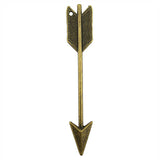 10pcs Arrow Charms 64x11mm DIY Jewelry Findings Antique Silver Bronze