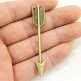 10pcs Arrow Charms 64x11mm DIY Jewelry Findings Antique Silver Bronze