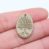 10pcs Tree of Life Charms Pendant Silver DIY Jewelry Findings