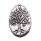 10pcs Tree of Life Charms Pendant Silver DIY Jewelry Findings
