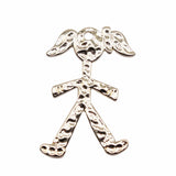 10pcs KC Boy & Girl Charms for DIY Jewelry Making