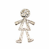 10pcs KC Boy & Girl Charms for DIY Jewelry Making