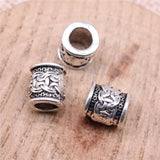 20pcs 9x9x8mm Spacer Beads Antique Silver for Bracelet Making