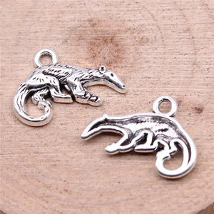 20pcs Animal Charms 19x13mm Antique Silver Pendant Jewelry Findings
