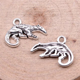 20pcs Animal Charms 19x13mm Antique Silver Pendant Jewelry Findings
