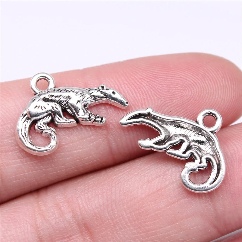 20pcs Animal Charms 19x13mm Antique Silver Pendant Jewelry Findings