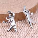 20pcs Basketball Charms for Jewelry Making DIY Findings