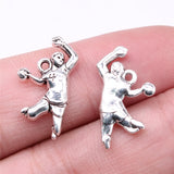 20pcs Basketball Charms for Jewelry Making DIY Findings