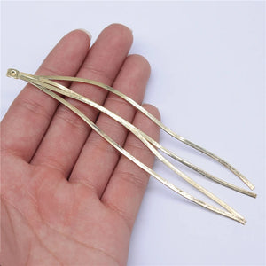4pcs KC Tassel Charms For Earring Making Jewelry Findings