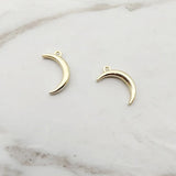 10Pcs Moon Charms Alloy Pendant DIY Jewelry Making Earring Necklace