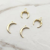 10Pcs Moon Charms Alloy Pendant DIY Jewelry Making Earring Necklace