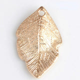 10Pcs/Lot Leaf Charms Alloy Pendants For Jewelry Making