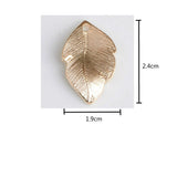 10Pcs/Lot Leaf Charms Alloy Pendants For Jewelry Making