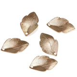 10Pcs/Lot Leaf Charms Alloy Pendants For Jewelry Making