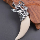 10Pcs Resin Wolf Tooth Charms for DIY Jewelry Making Necklaces