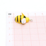 20Pcs Resin Cartoon Bee Pendant DIY Jewelry Earrings Bracelets Craft