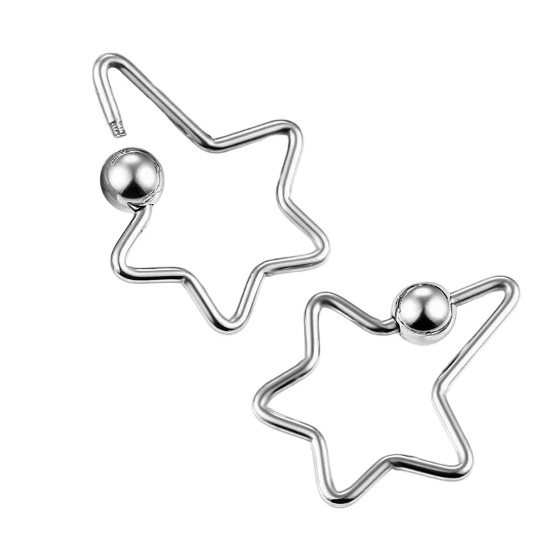 2Pcs Stainless Steel Locking Clasps for Keychain DIY Jewelry