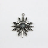 3Pcs Stars Compass Alloy Charms for DIY Jewelry Making