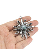 3Pcs Stars Compass Alloy Charms for DIY Jewelry Making