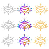 4Pcs Devil's Eye Charms for DIY Jewelry Earrings Necklaces