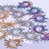4Pcs Devil's Eye Charms for DIY Jewelry Earrings Necklaces