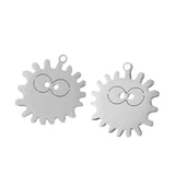 5Pcs Stainless Steel Monster Charms for Jewelry Making