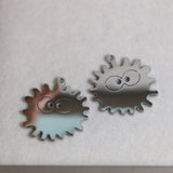 5Pcs Stainless Steel Monster Charms for Jewelry Making