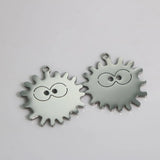 5Pcs Stainless Steel Monster Charms for Jewelry Making