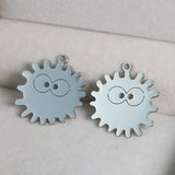 5Pcs Stainless Steel Monster Charms for Jewelry Making