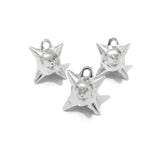 8Pcs Alloy Thorns & Ball Pendants for Hip Hop Jewelry Making